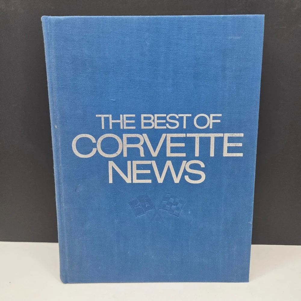 Best of Corvette News 1957-1976 Hardcover Book Karl Ludvigsen Blue Vintage Chevy
